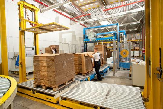 Packaging production